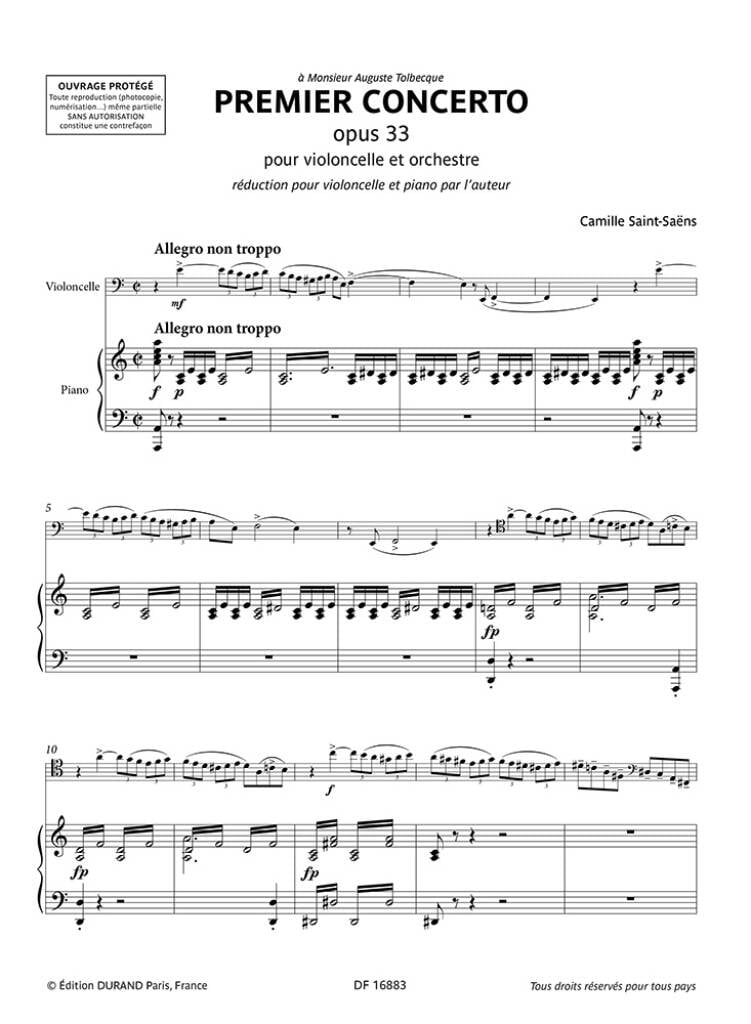 Premier Concerto en la mineur, opus 33